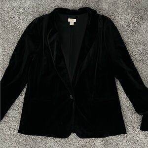 J Crew Velvet Blazer